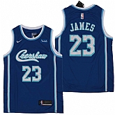 Lakers 23 Lebron James Blue Nike City Edition Swingman Jersey,baseball caps,new era cap wholesale,wholesale hats